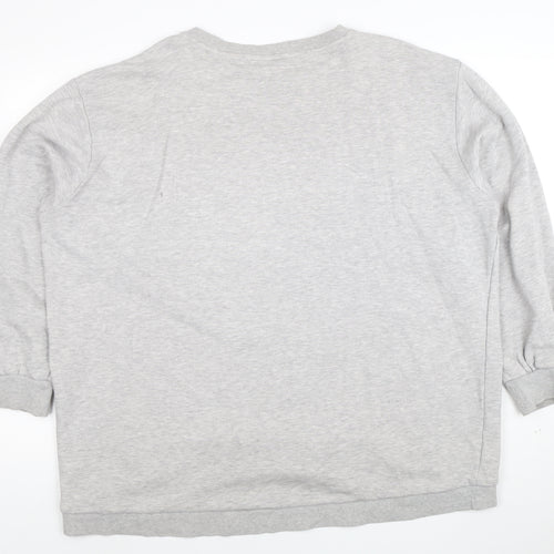 NBA Los Angeles Lakers Grey Sweatshirt Women XL Relaxed Fit