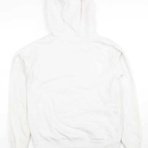 Disney Women White Mickey & Friends Pullover Hoodie Size 2XS