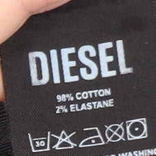 Diesel Men's Blue 34x32 Straight Fit Stretch Denim Jeans