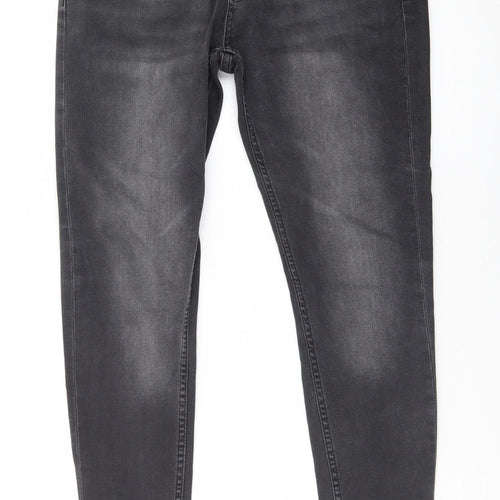 Legend London Women Black Skinny Denim Jeans Size 32 Slim Fit