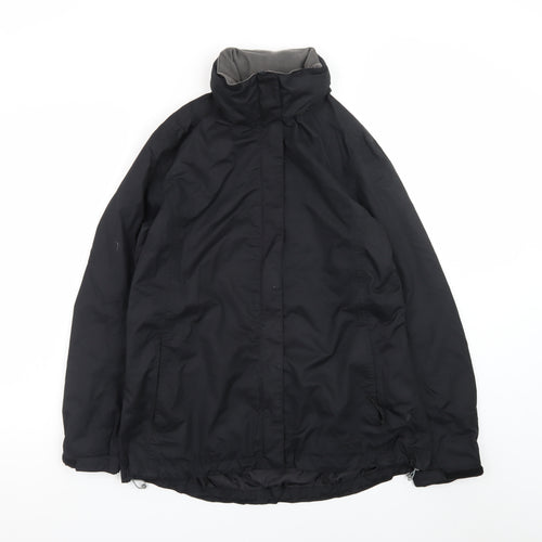 Peter Storm Women's Black Waterproof Rain Jacket Size 14