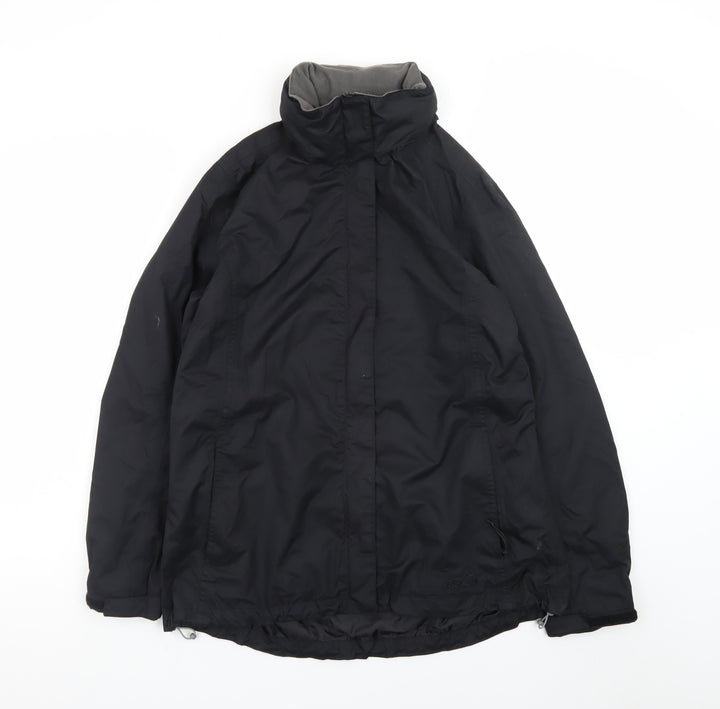 Peter Storm Women's Black Waterproof Rain Jacket Size 14