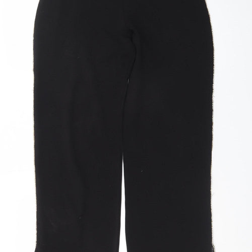 Quiz Women’s Black Size 14 High Rise Slim Fit Zip Trousers