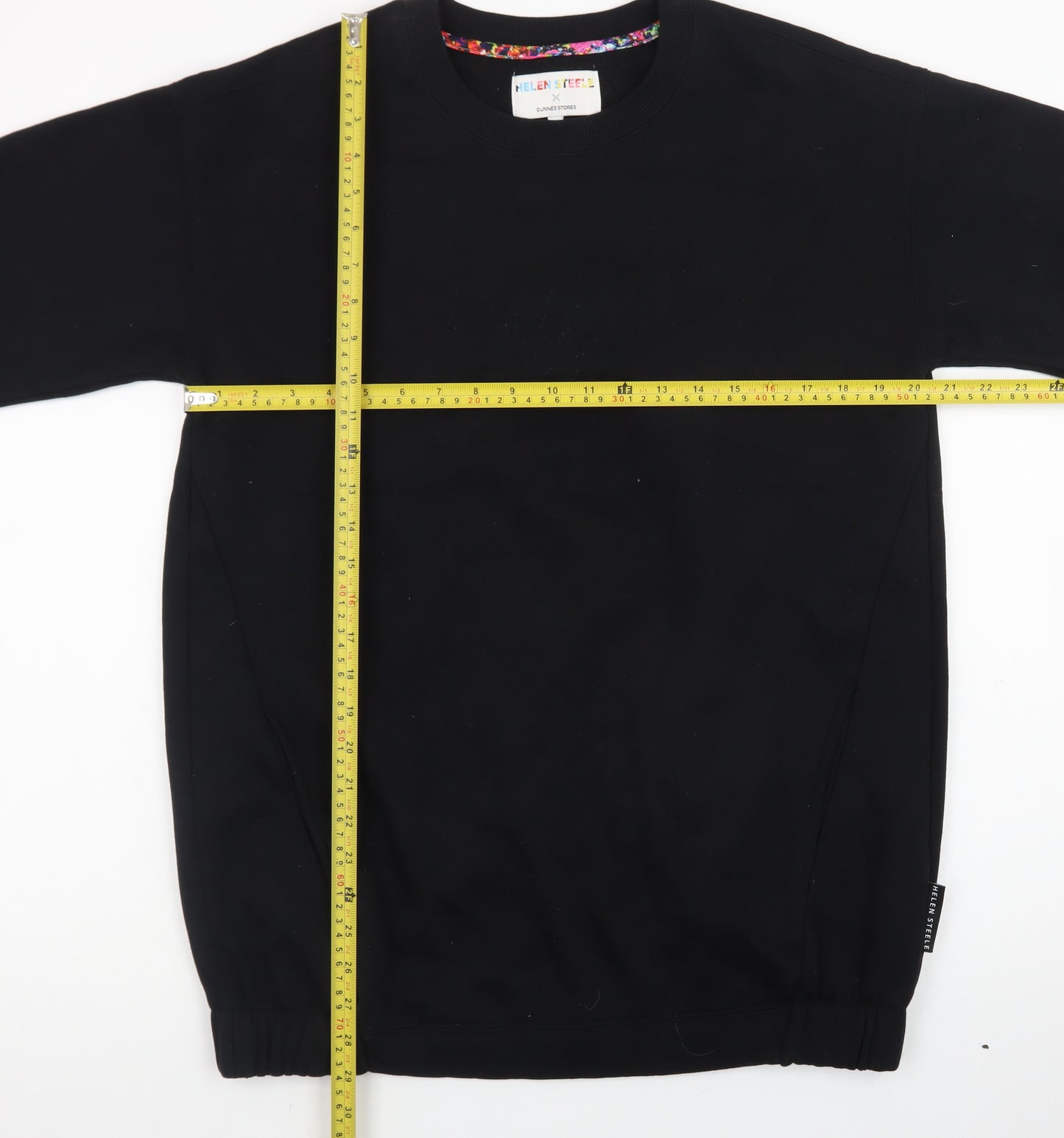 Helen Steele x Dunnes Stores Womens Black XS Pullover Sweatshirt