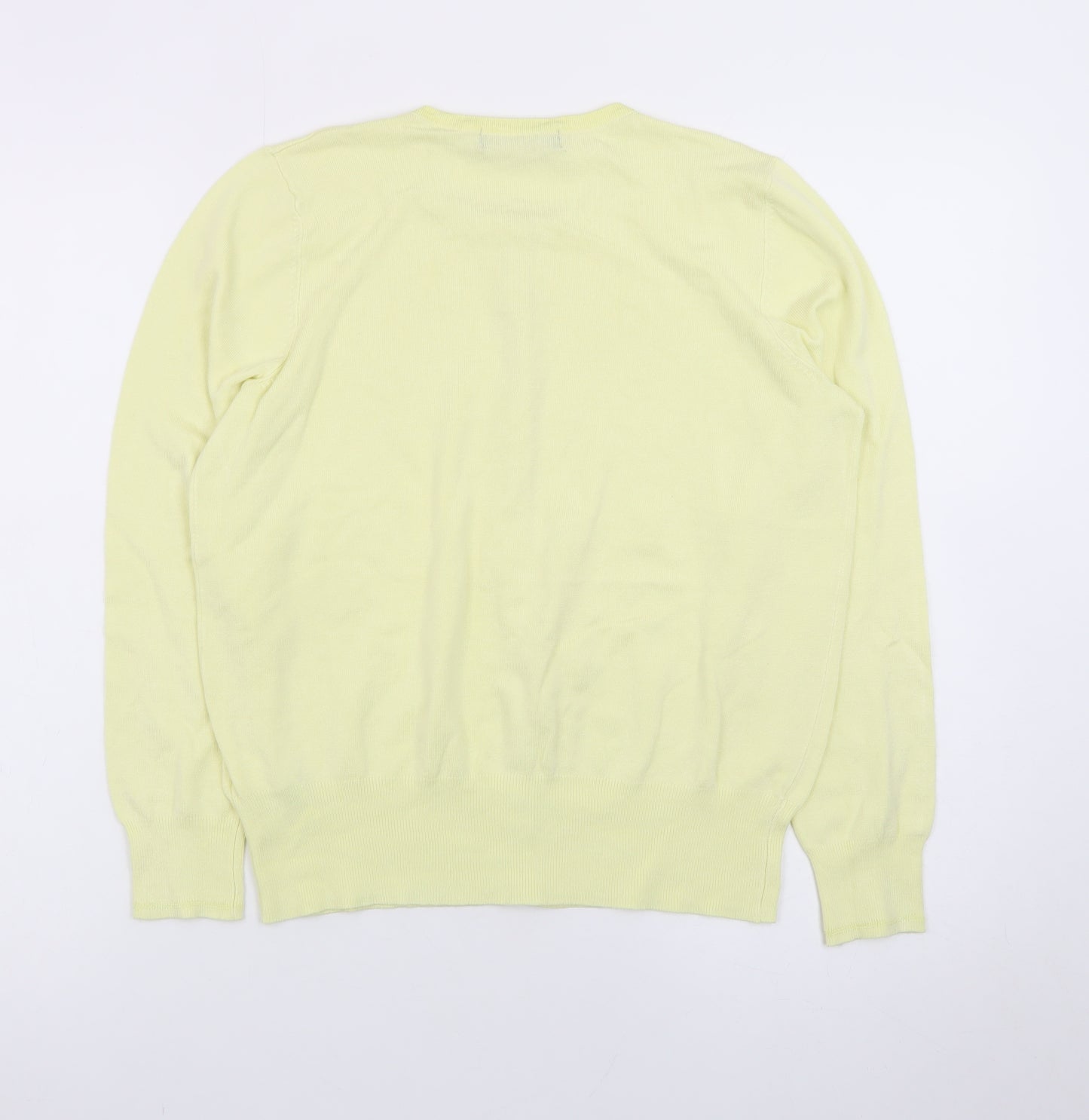 Marks and Spencer Womens Yellow Long Sleeve Cardigan Size 14