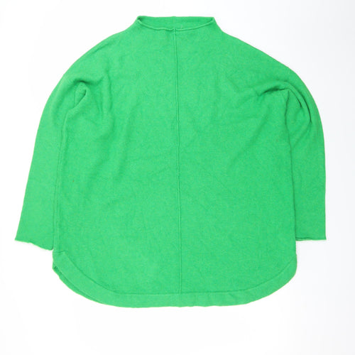 Monsoon Women's Green Mock Neck Pullover Knit Jumper XL