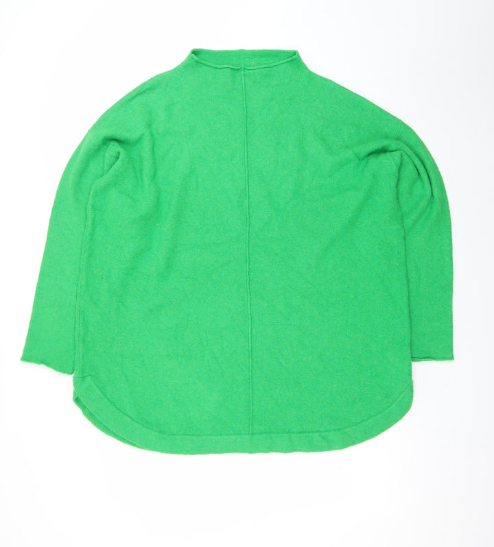 Monsoon Women's Green Mock Neck Pullover Knit Jumper XL