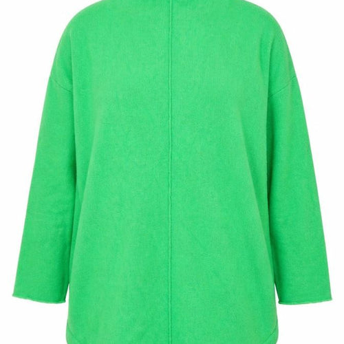 Monsoon Women's Green Mock Neck Pullover Knit Jumper XL