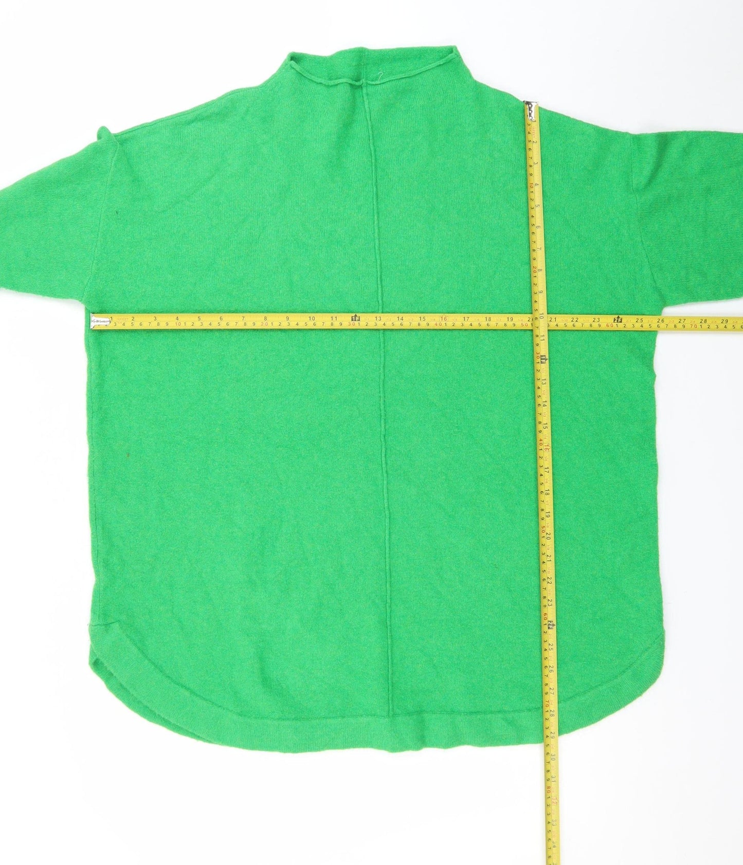 Monsoon Women's Green Mock Neck Pullover Knit Jumper XL