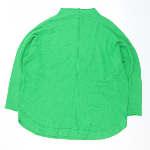 Monsoon Women's Green Mock Neck Pullover Knit Jumper XL