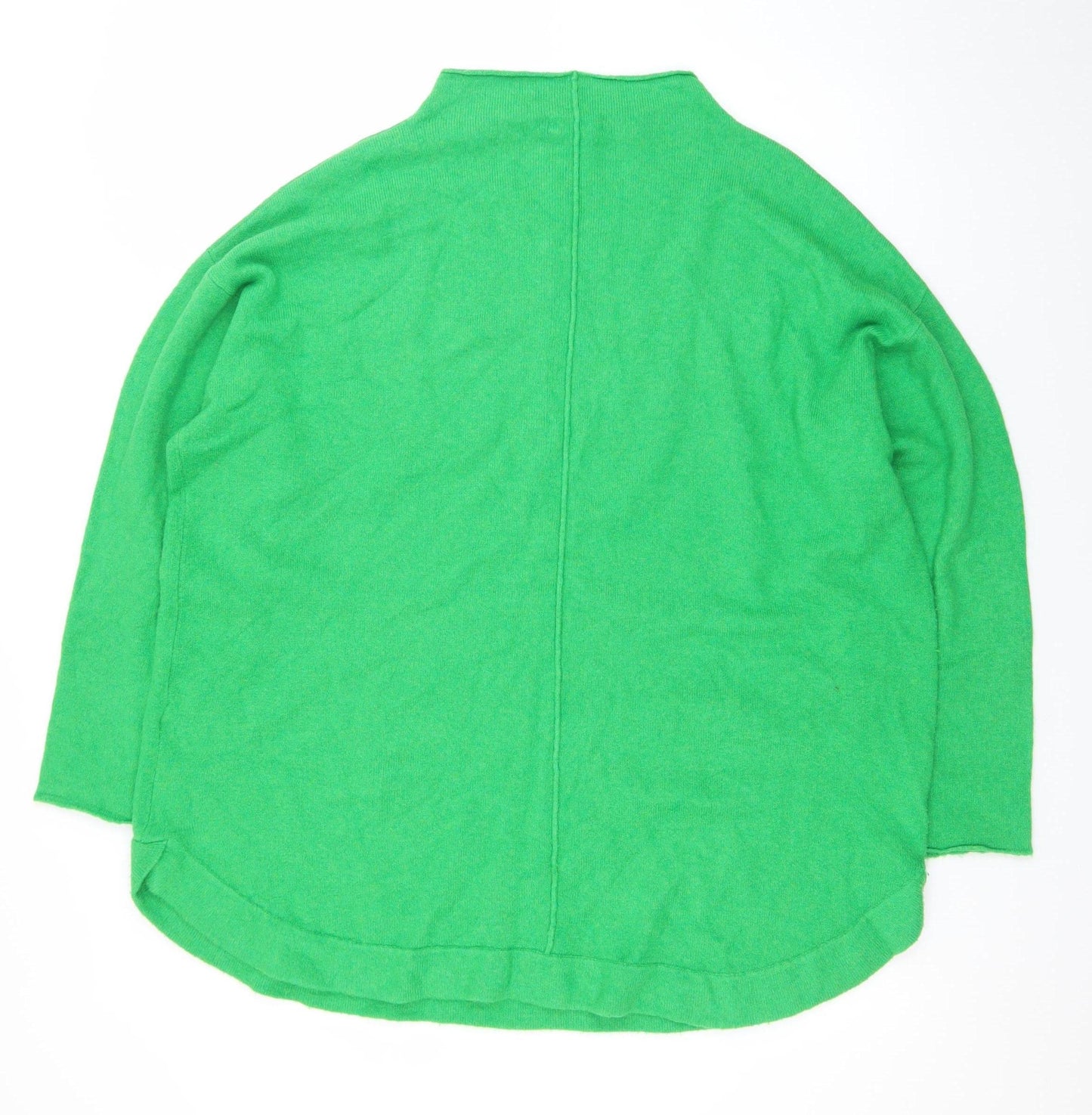 Monsoon Women's Green Mock Neck Pullover Knit Jumper XL