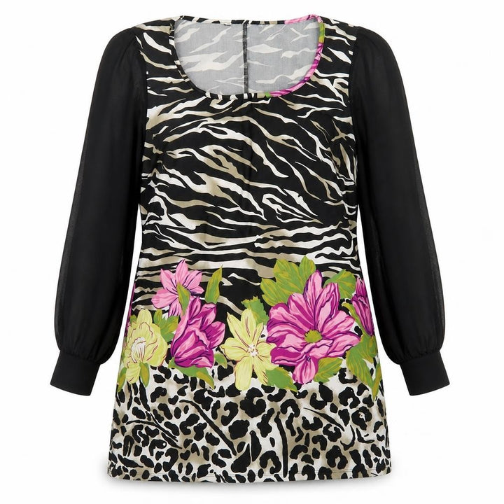 Debenhams Women’s Multicoloured Size 18 Shift Dress with Long Puff Sleeves