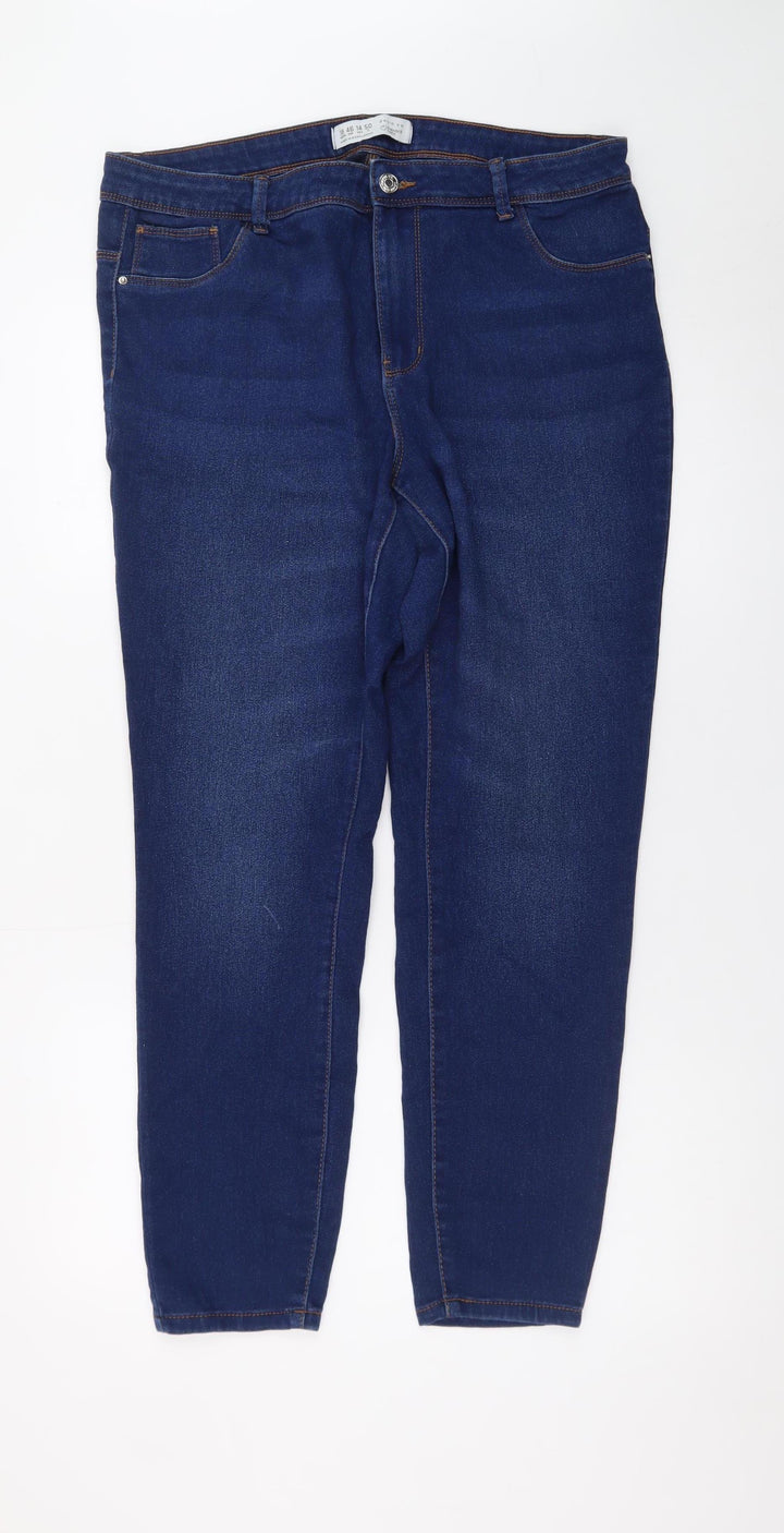Primark Women’s Blue Skinny Jeans Size 18 Stretch Denim