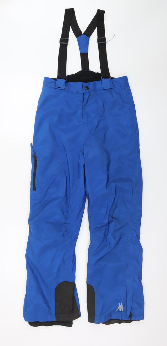 Crivit Teens Blue Snow Pants XS Waterproof Winter Trousers