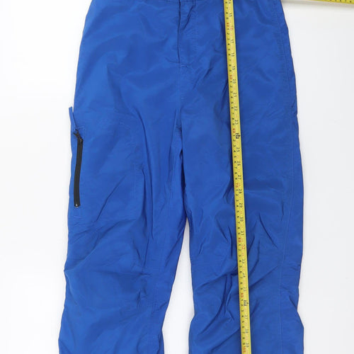 Crivit Teens Blue Snow Pants XS Waterproof Winter Trousers