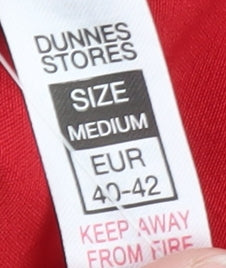 Dunnes Stores Women Red Shift Dress Size 14 3/4 Sleeve Workwear