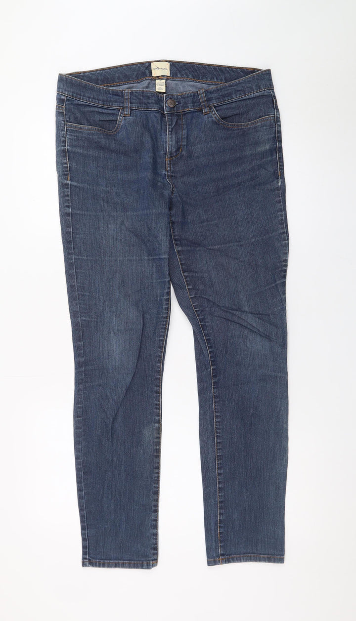 G.H. Bass & Co. Womens Blue Size 10 Slim Fit Skinny Jeans