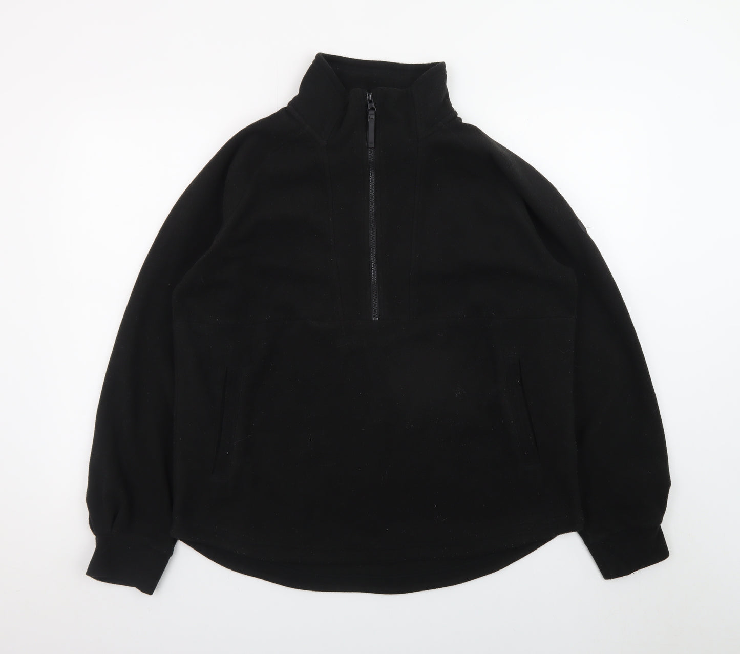 Regatta Great Outdoors Women's Black Fleece 1/2 Zip Pullover UK 12