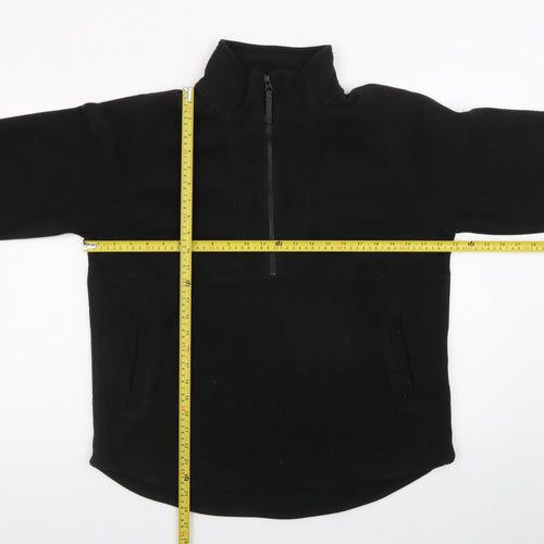 Regatta Great Outdoors Women's Black Fleece 1/2 Zip Pullover UK 12