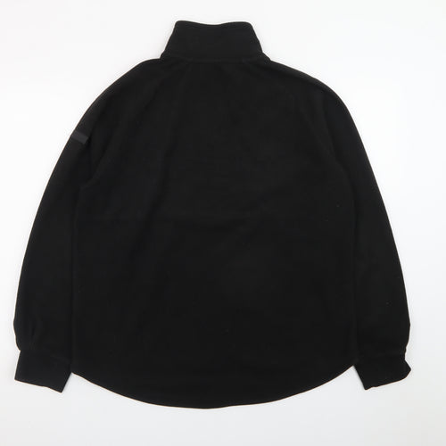 Regatta Great Outdoors Women's Black Fleece 1/2 Zip Pullover UK 12