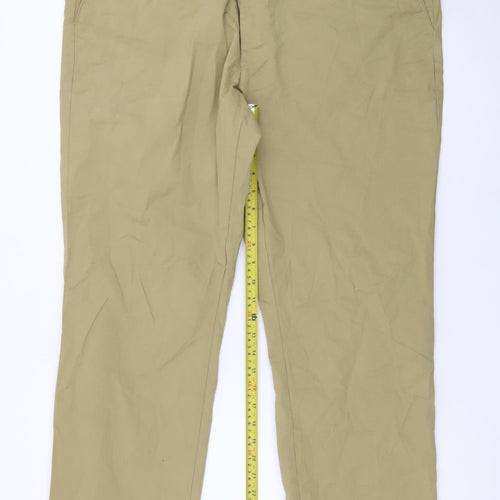 Dunnes Stores Men's Beige Chino Trousers 40in Waist 31in Leg Classic Fit