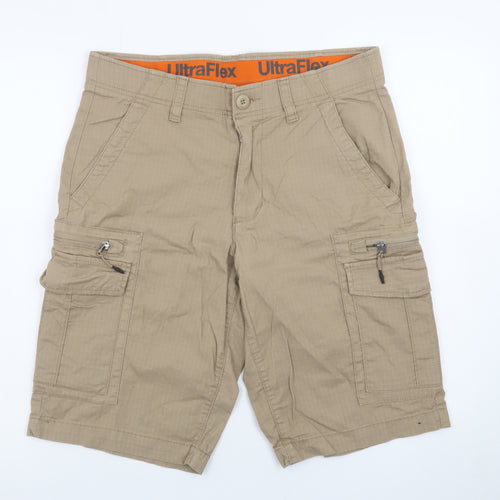 Urban Pipeline Men's Beige Cargo Shorts Size 32 Cotton Blend