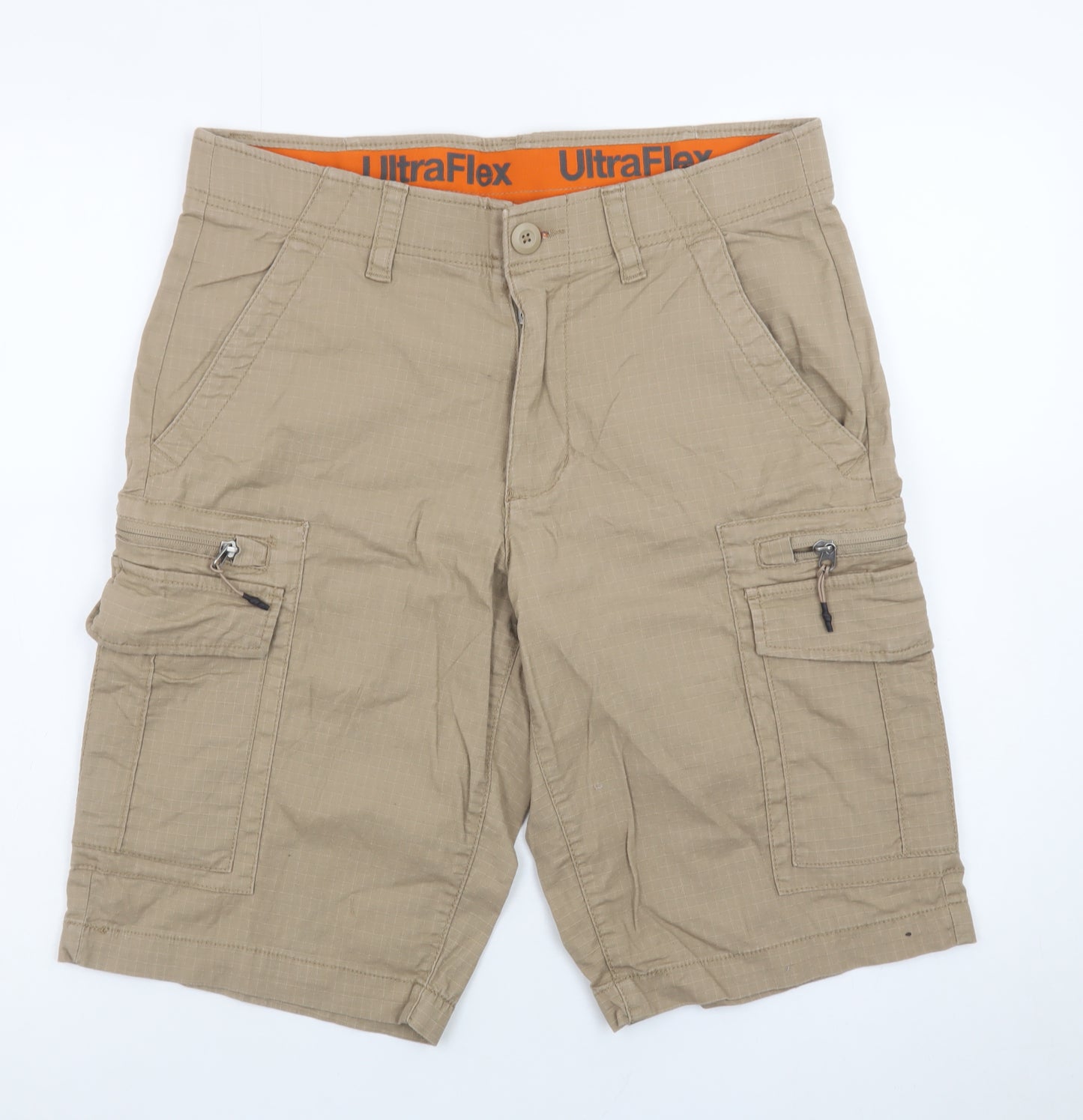 Urban Pipeline Men's Beige Cargo Shorts Size 32 Cotton Blend