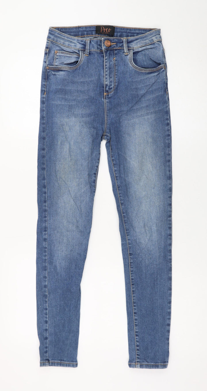 Poco by Pippa Women's Blue High Rise Skinny Jeans Size 8