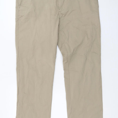 Dunnes Stores Men's Beige Chino Trousers 34W 31L Regular Fit