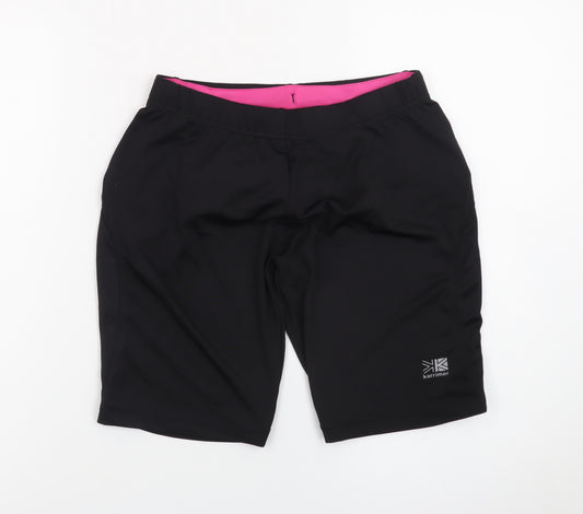 Karrimor Womens Black Size 12 Biker Running Shorts