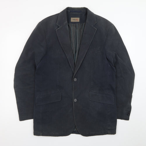 Remus Uomo Men’s Blue 38R Cotton Blazer Jacket