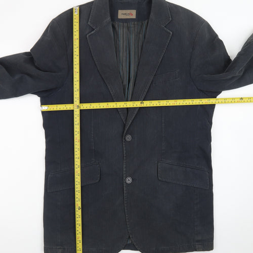 Remus Uomo Men’s Blue 38R Cotton Blazer Jacket