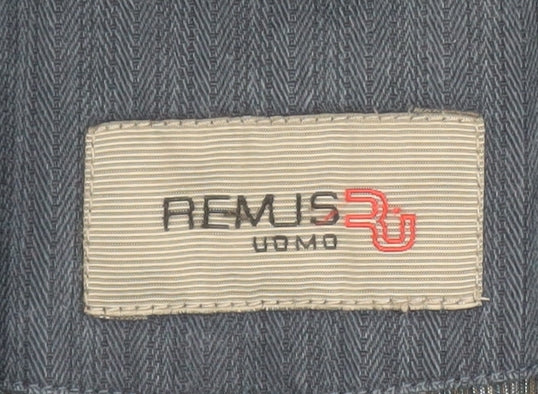Remus Uomo Men’s Blue 38R Cotton Blazer Jacket