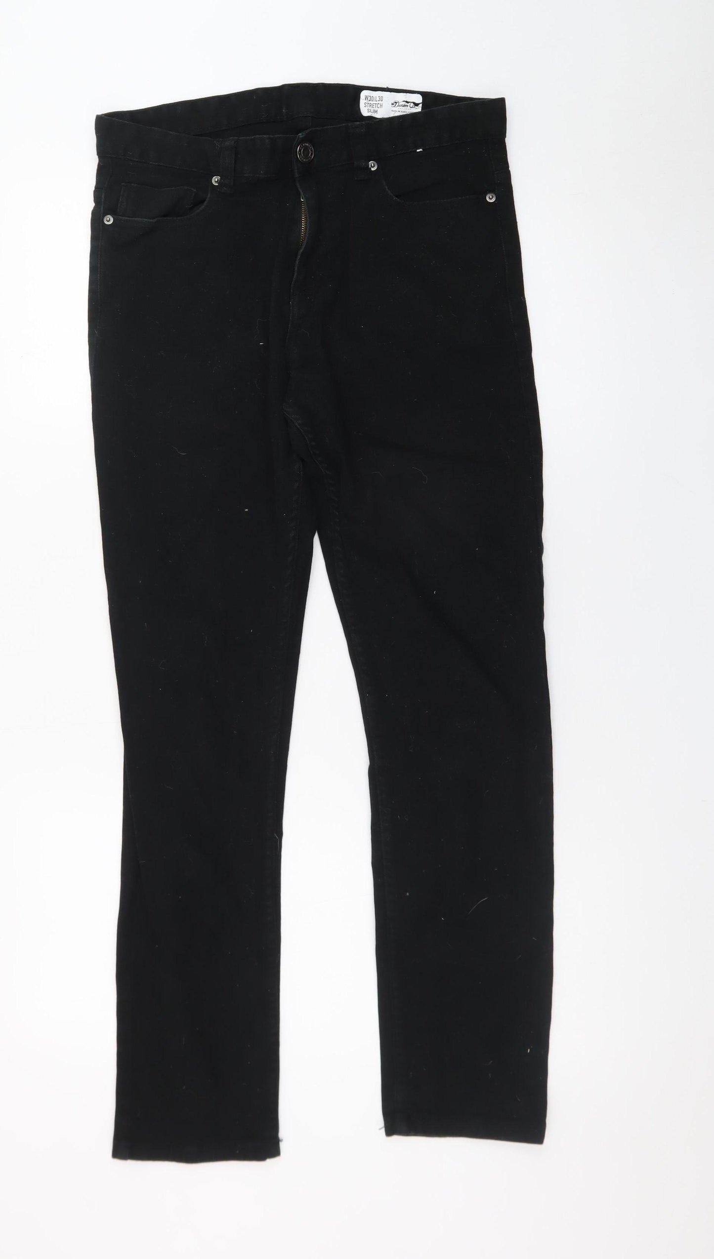 Denim Co. Women's Black Slim Stretch Jeans W30 L30