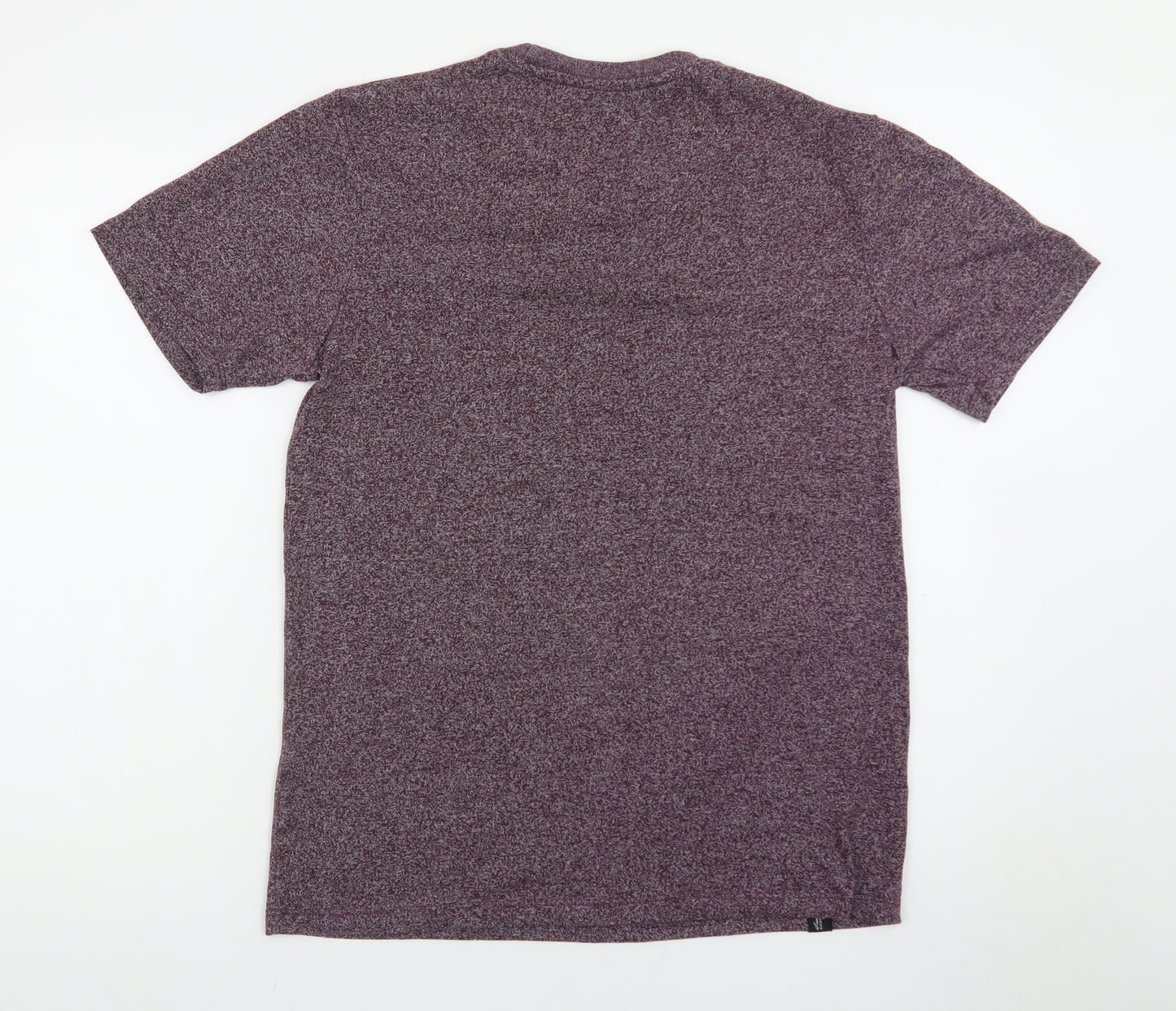 Diesel Men's Purple Short Sleeve Crew Neck Cotton Blend T-Shirt Size M
