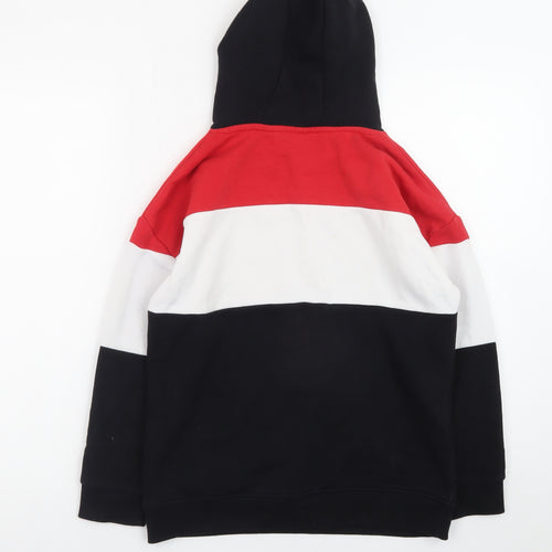 Primark Boys Black Red Chicago Bulls Pullover Hoodie 9-10 Years