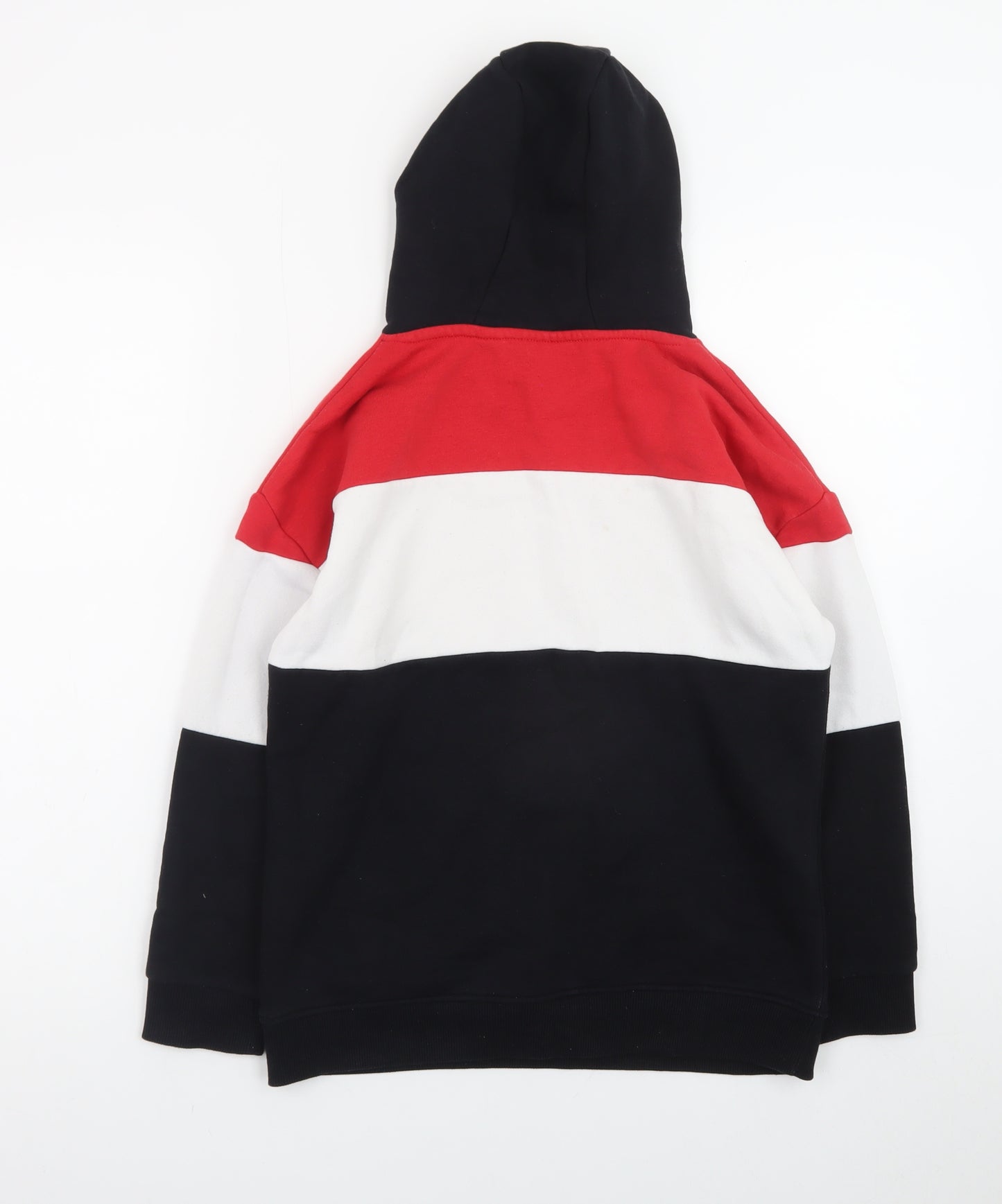 Primark Boys Black Red Chicago Bulls Pullover Hoodie 9-10 Years