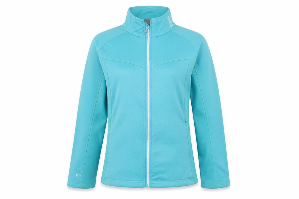 Front view of Regatta Men's Blue XL Softshell Outdoor Jacket