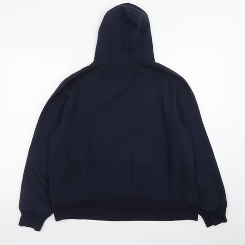 LA Gear Men's Blue Pullover Hoodie XL Graphic Logo Sportswear