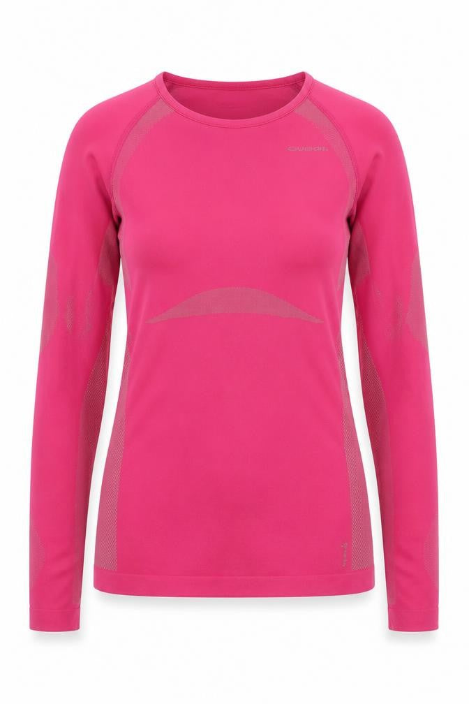 Quechua Women's Pink Long Sleeve Athletic T-Shirt Size 10