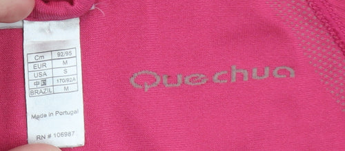 Quechua Women's Pink Long Sleeve Athletic T-Shirt Size 10
