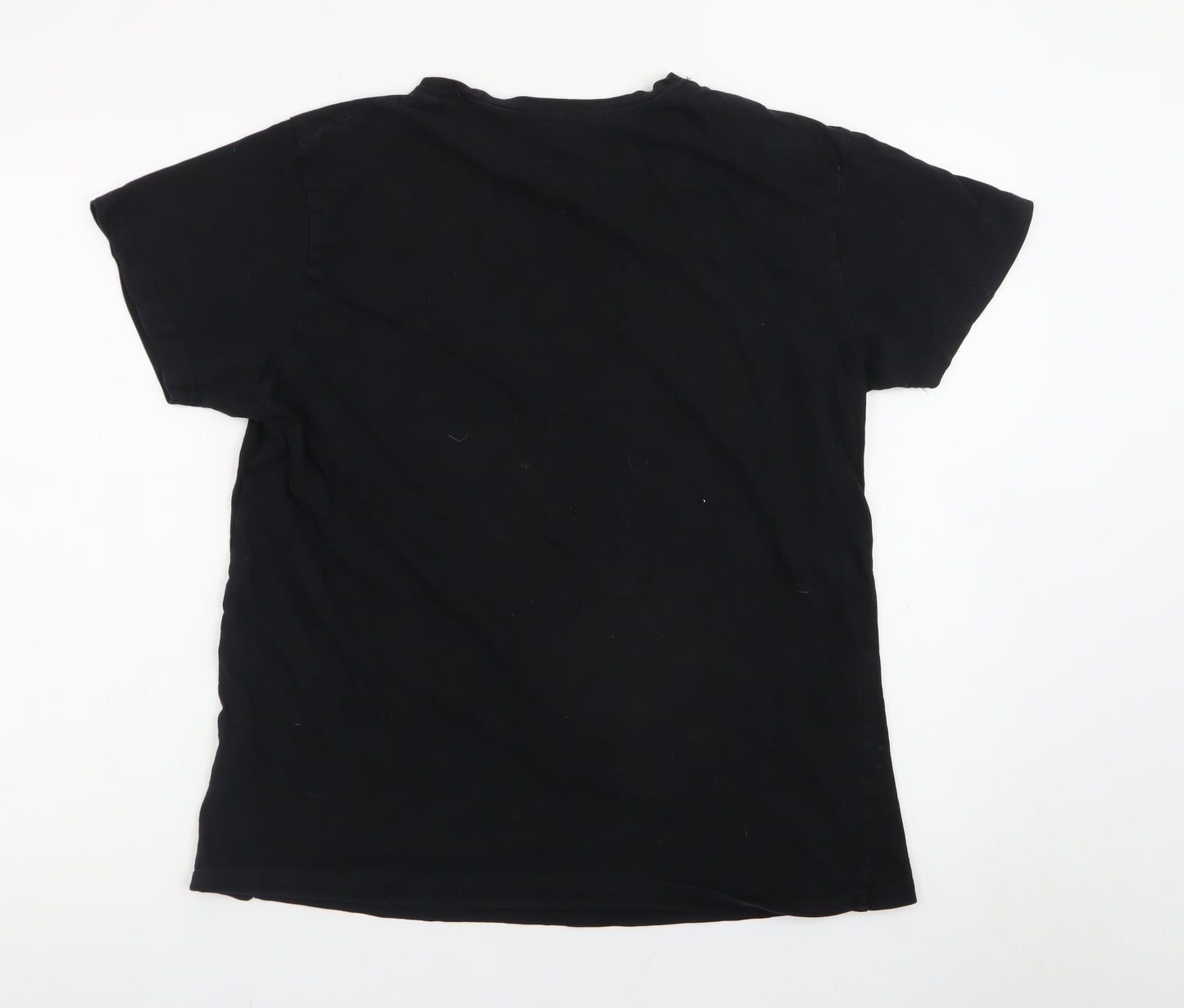 Cedarwood State Men's Black Tiger Graphic Crew Neck T-Shirt Size L