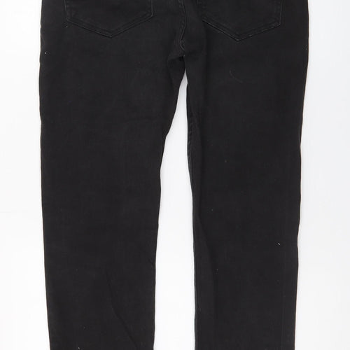 Denim Co. Men’s Black Straight Leg Jeans W32 L30 Regular Fit