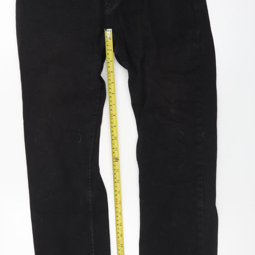 Denim Co. Men's Black Straight Jeans 32W 30L Regular Fit