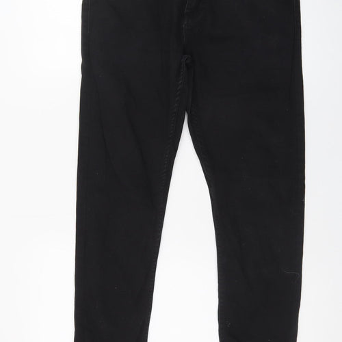 Denim Co. Men's Black 33in Slim Fit Skinny Jeans 30in Leg
