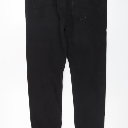 Denim Co. Men's Black 33in Slim Fit Skinny Jeans 30in Leg
