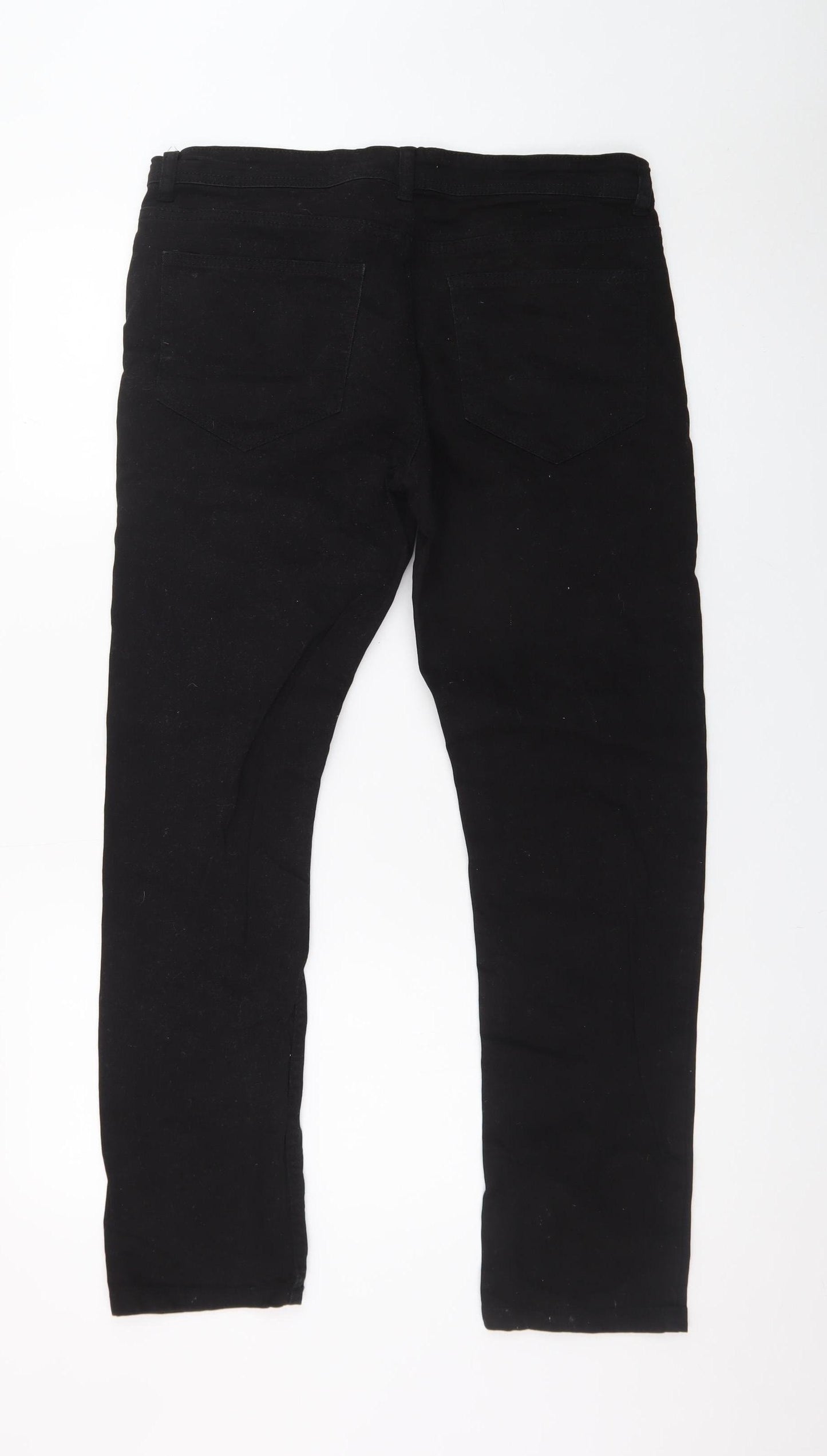 Denim Co Men’s Black Slim Fit Jeans W32 L30 Mid Rise