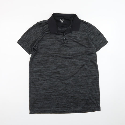 Dunnes Stores XLR8 Men's Black Small Performance Polo Shirt