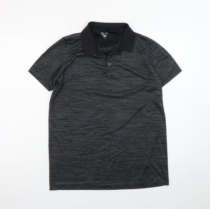 Dunnes Stores XLR8 Men's Black Small Performance Polo Shirt