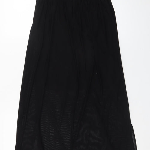 Warehouse Women’s Black Maxi Dress Size 10 Sleeveless Formal